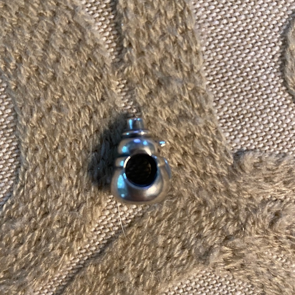 Pandora Sterling Silver Snowman Charm - Picture 3 of 4